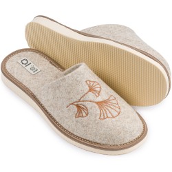 Kapcie damskie filc...