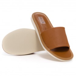 Kapcie damskie domowe skóra...