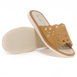 Kapcie damskie skóra...