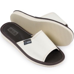 Kapcie damskie domowe skóra...