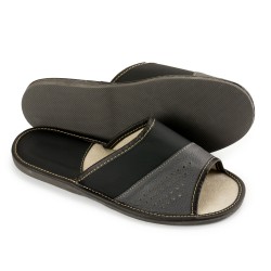 Przewiewne męskie papcie,...