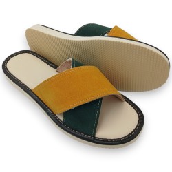 Kapcie  Damskie Skórzane...