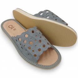 Kapcie damskie skóra...