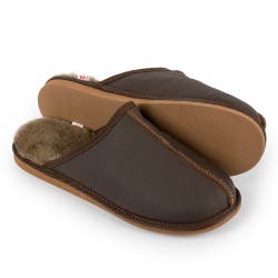 Kapcie Męskie Brązowe...