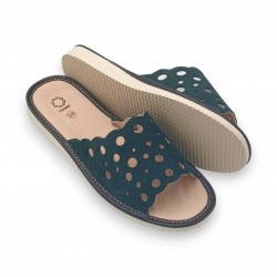 Kapcie Skórzane Damskie...