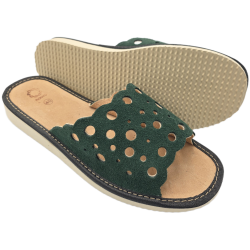 Kapcie Skórzane Damskie...