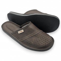 Kapcie męskie skóra...
