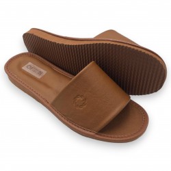 Kapcie damskie domowe skóra...